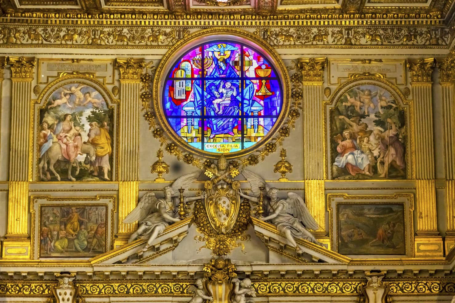 Il bel rosone di Santa Maria Maggiore