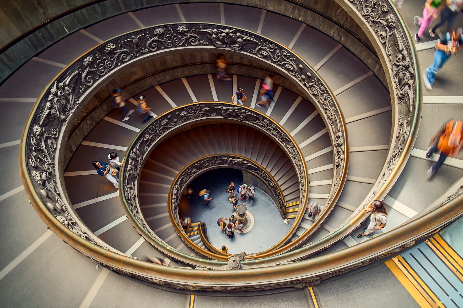 La scala del Bramante in Vaticano